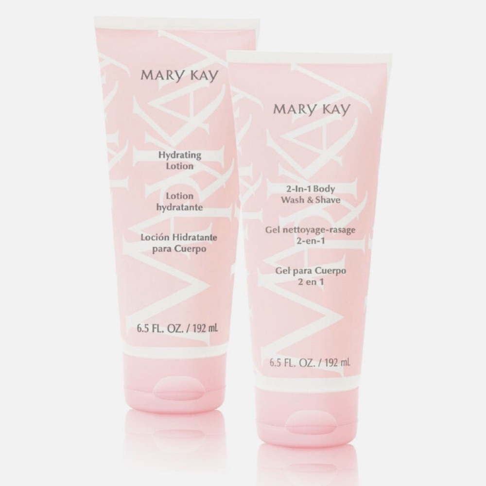 Mary Kay Hello Clean Set 2-in-1 Body Wash & Shave Gel and Hydrating Lotion